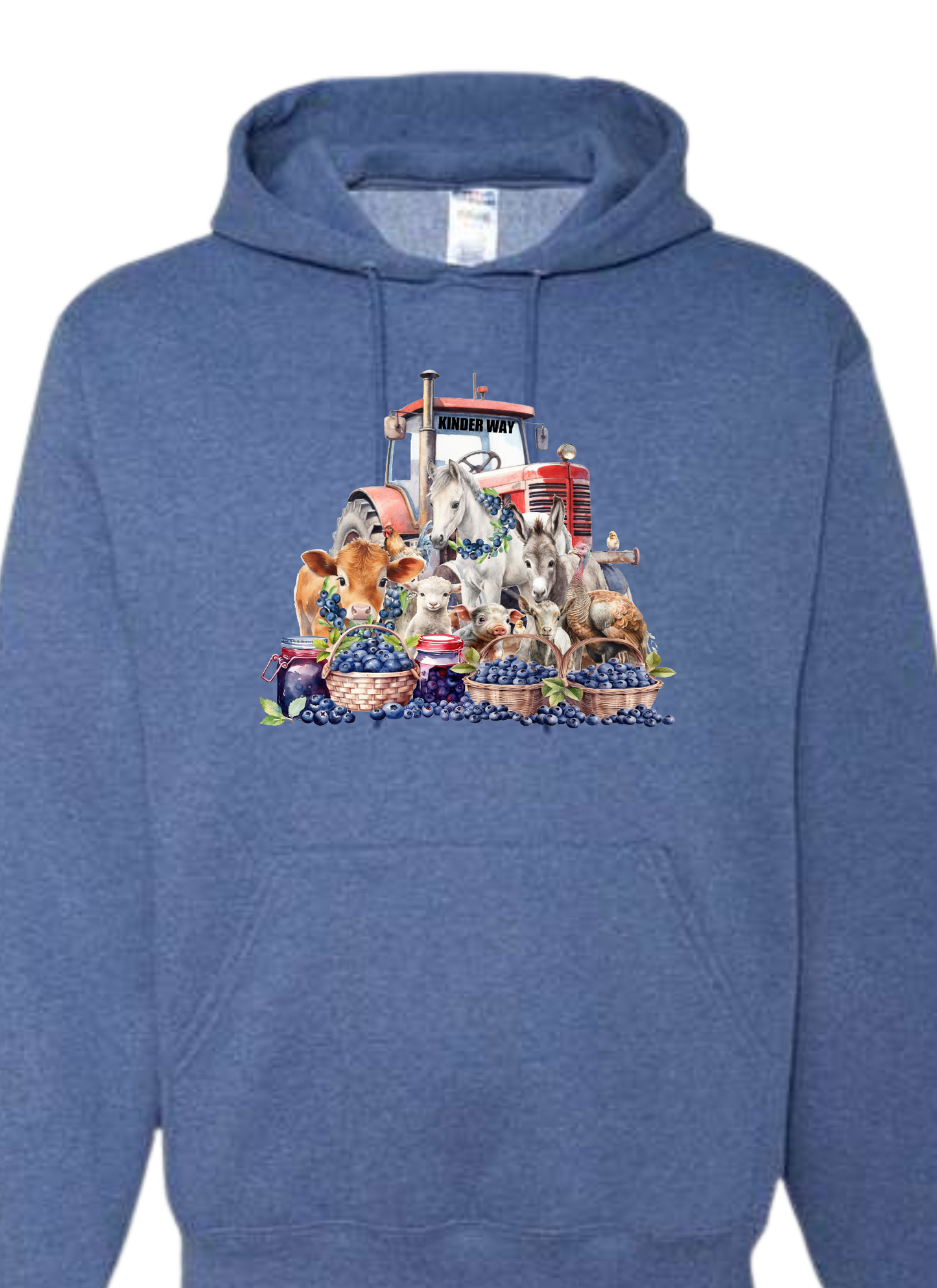 KWBFS- Heathered Blue- Animals on the farm- Babies & Toddlers